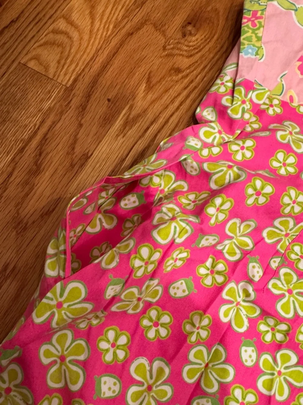 Lilly Pulitzer Pink and Lime Floral Dress - Picture 5 of 6